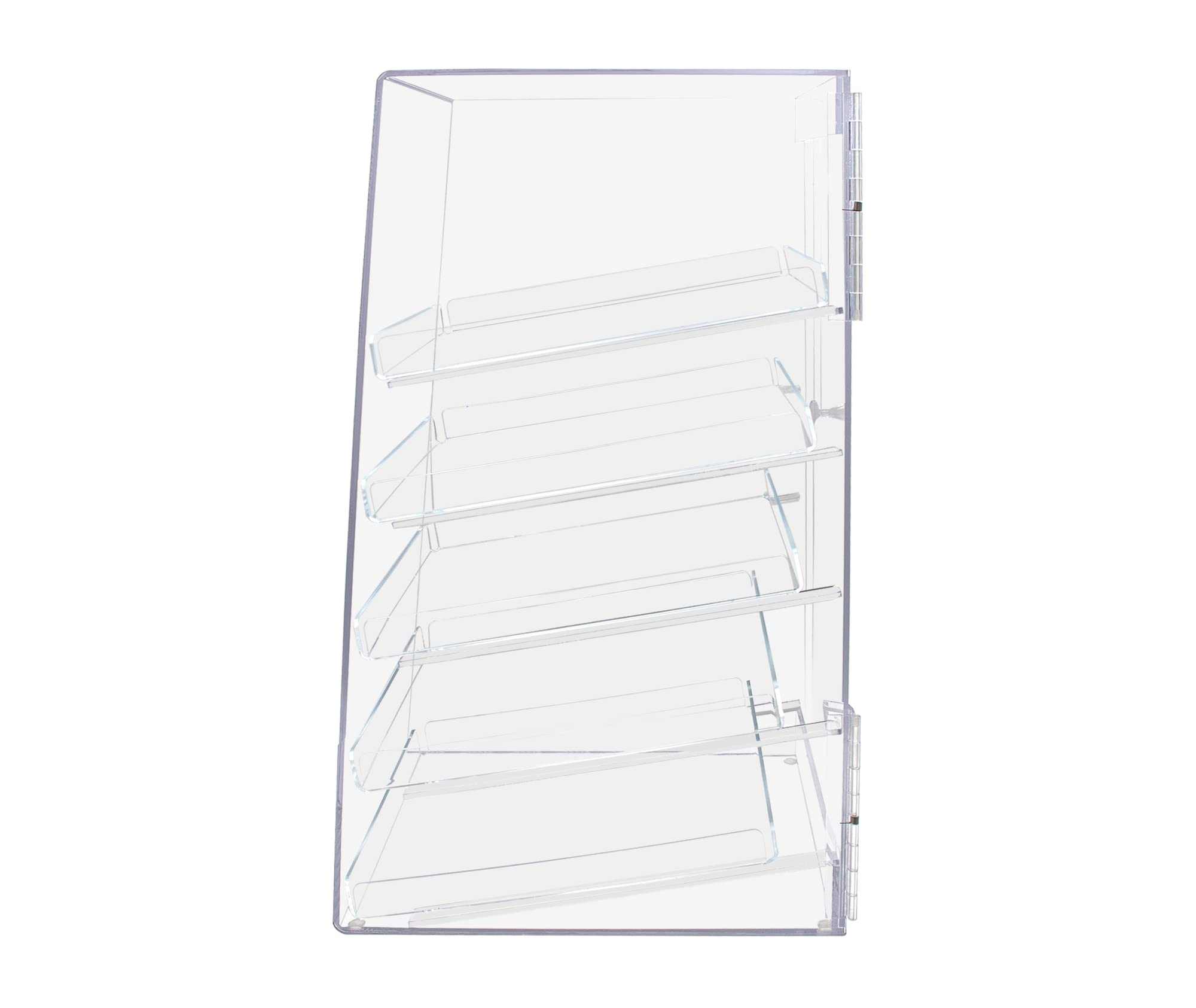 Acrylic Pastry Bakery Display Case with 5 Trays - Perfect for Donuts, Bagels & Cookies - Ideal for Bakeries, Cafes & Dessert Shops