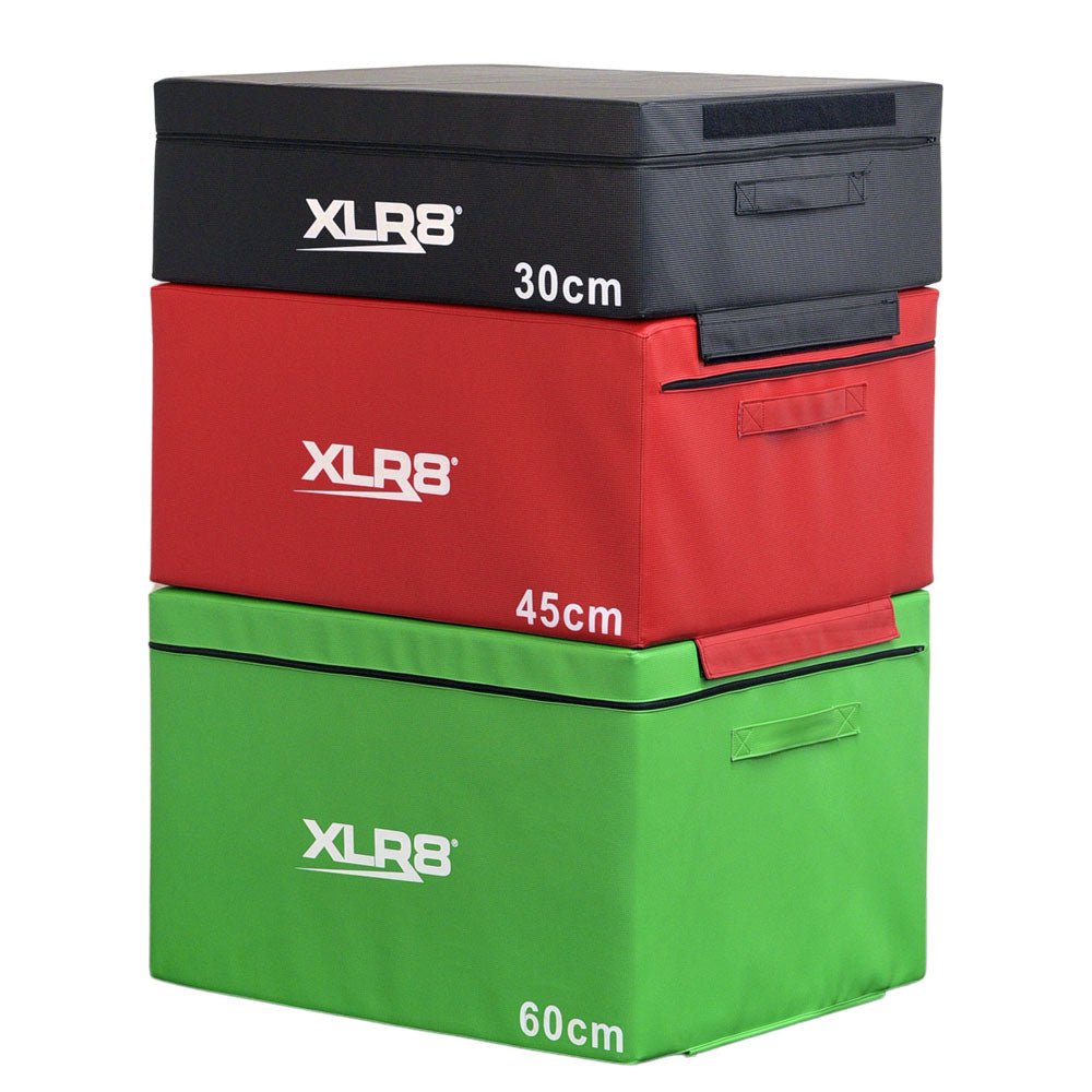 XLR8 5-Layer Soft Plyo Box Set for CrossFit, Home Gym & Functional Training – Adjustable Jump Box for Cardio & Strength Workouts