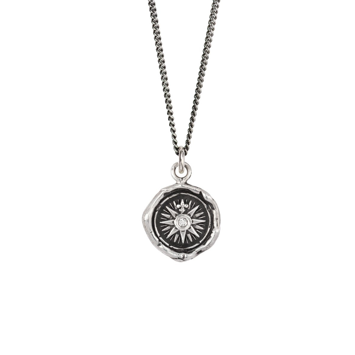 Direction Diamond Set Talisman - Elegant Jewelry for Spiritual Protection & Positive Energy | Perfect for Meditation, Yoga & Daily Wear