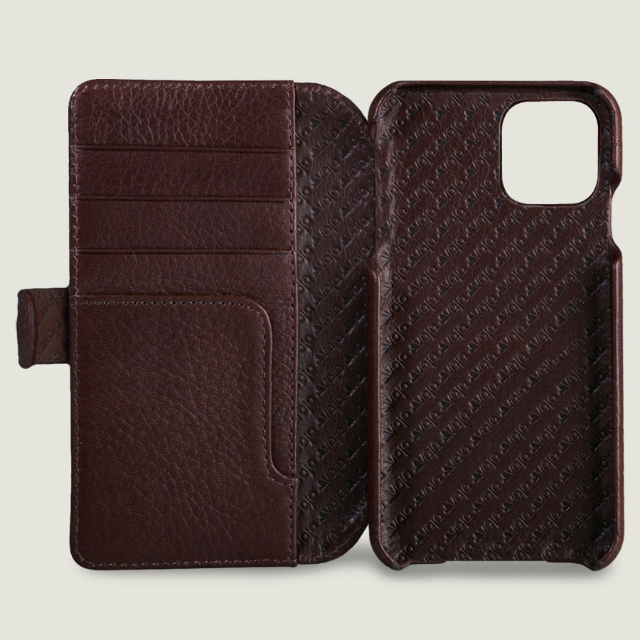 Premium Magnetic Leather Wallet Case for iPhone 11 Pro - Slim Protective Cover with Card Slots | Perfect for Everyday Use, Travel & Business Meetings