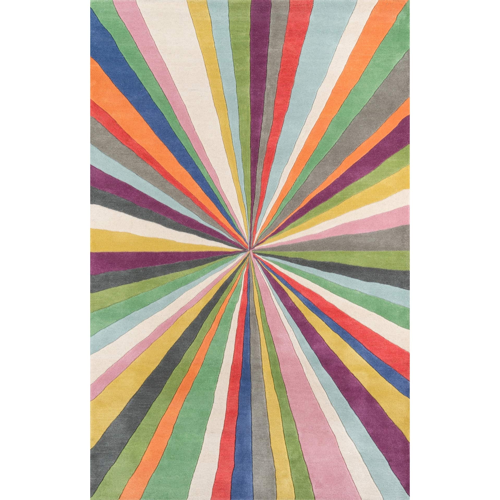 Momeni Delhi Collection 5' x 8' Multi-Color Handmade Area Rug - Perfect for Living Room, Bedroom, or Office Decor