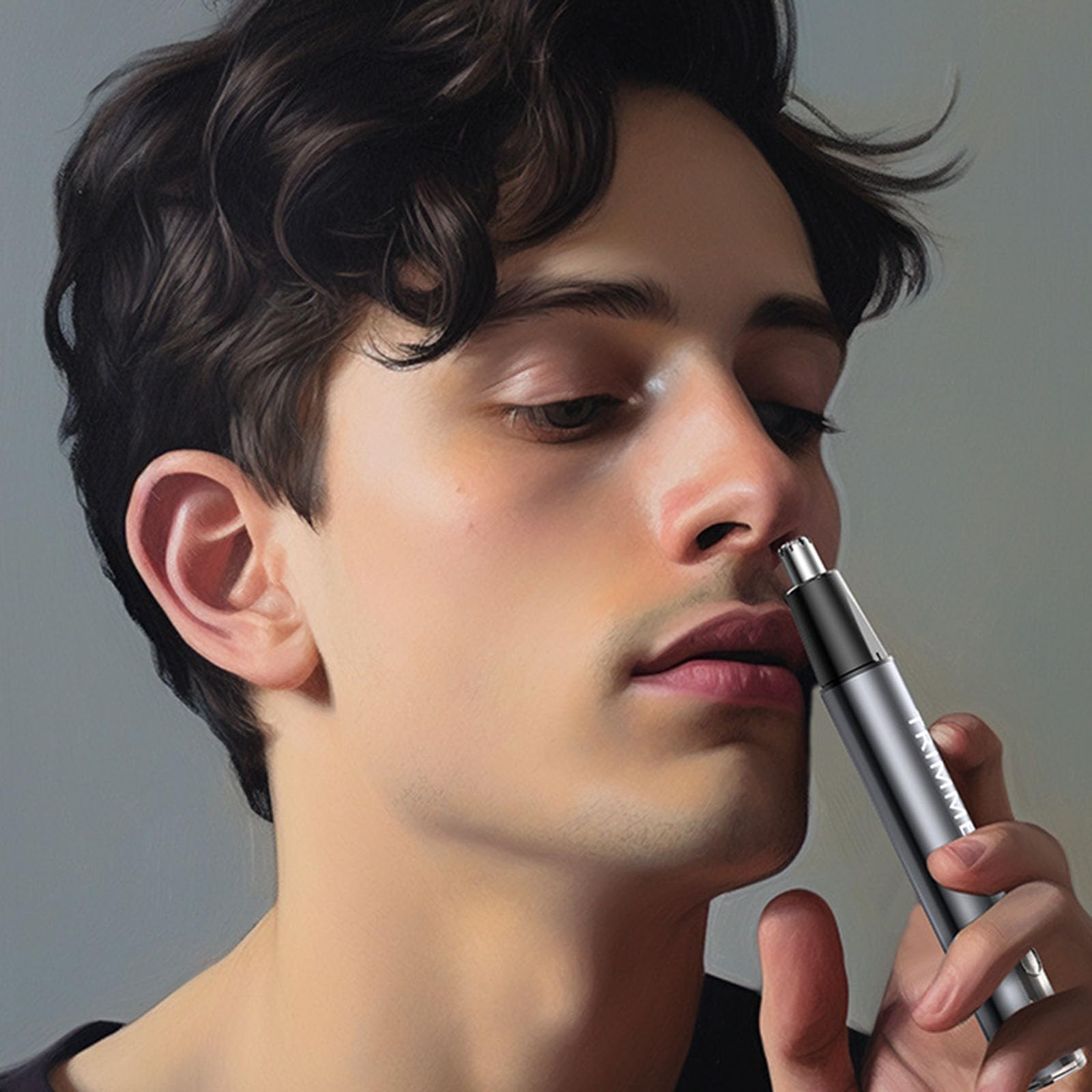 Electric Nose Hair Trimmer - Painless & Gentle Nose Hair Removal Tool with ABS Body - Perfect for Travel, Grooming & Personal Care