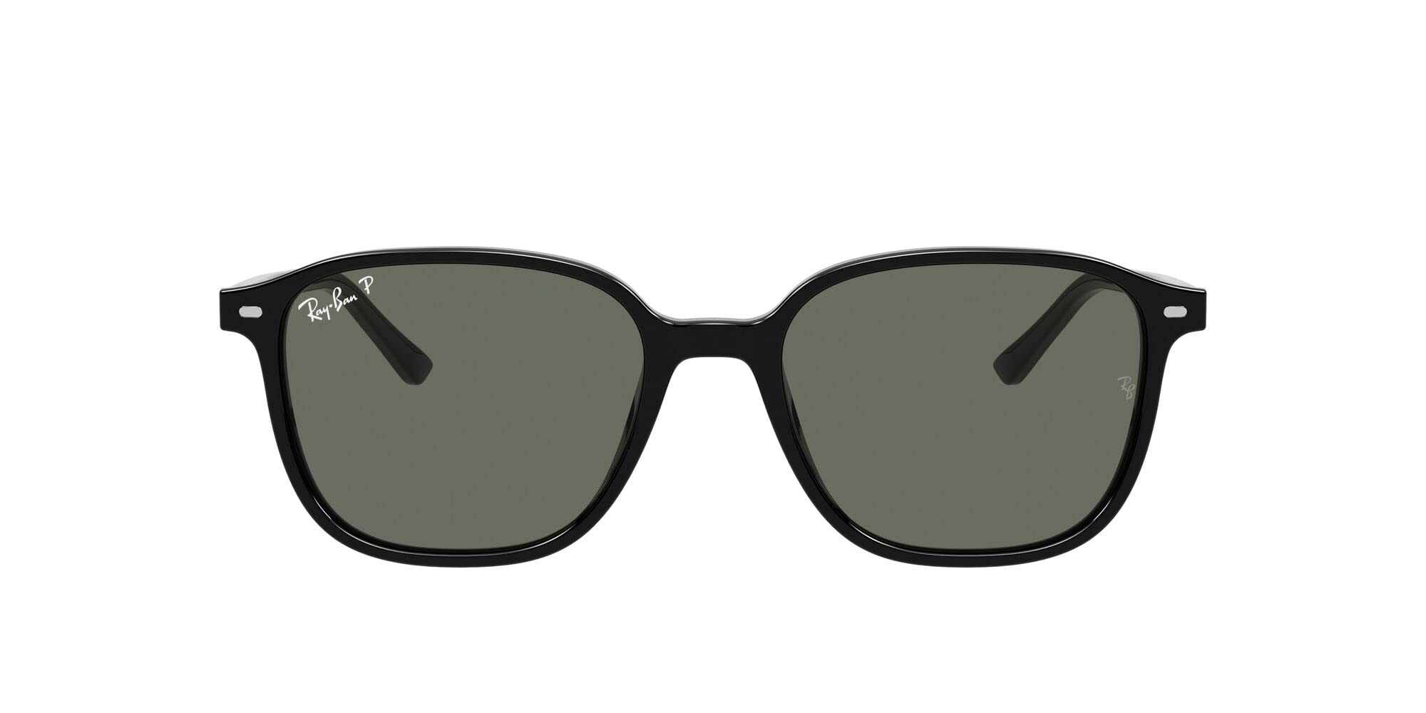Ray-Ban RB2193 Leonard Square Sunglasses - Classic Polarized UV Protection for Men & Women - Perfect for Driving, Beach, and Outdoor Activities