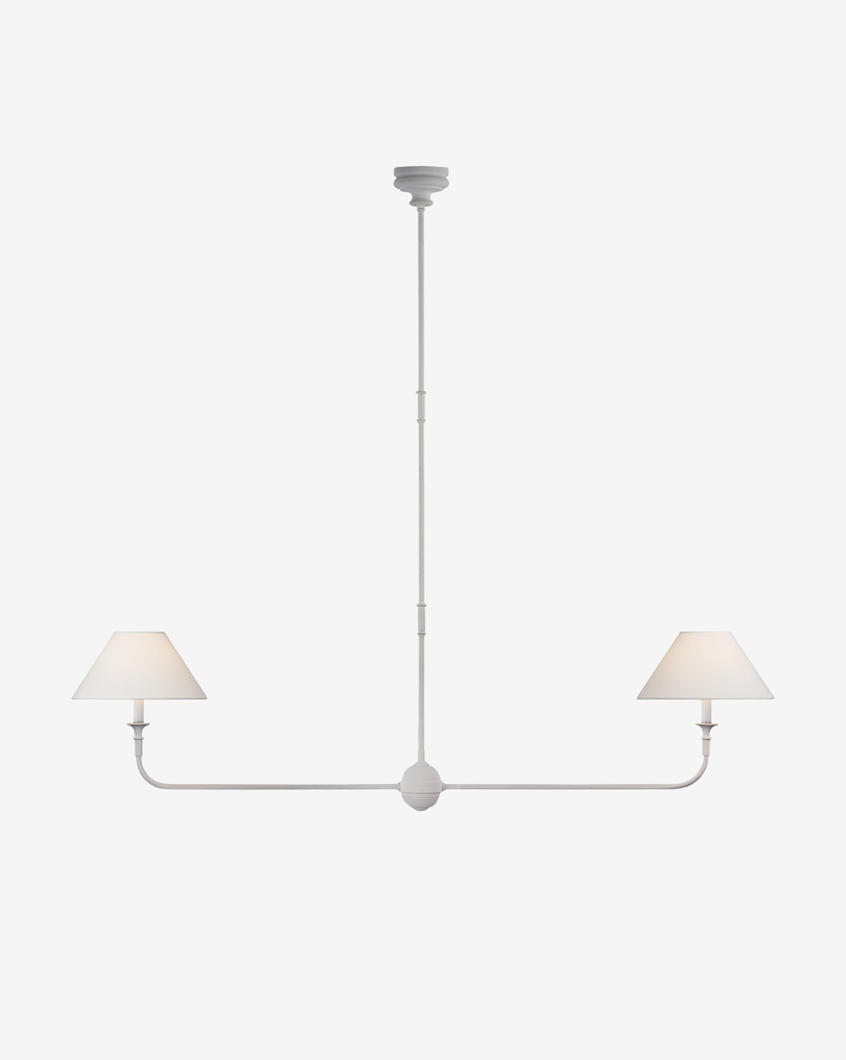 Piaf Large Linear Pendant Light - Modern Minimalist LED Chandelier for Dining Room, Kitchen Island & Living Room Lighting