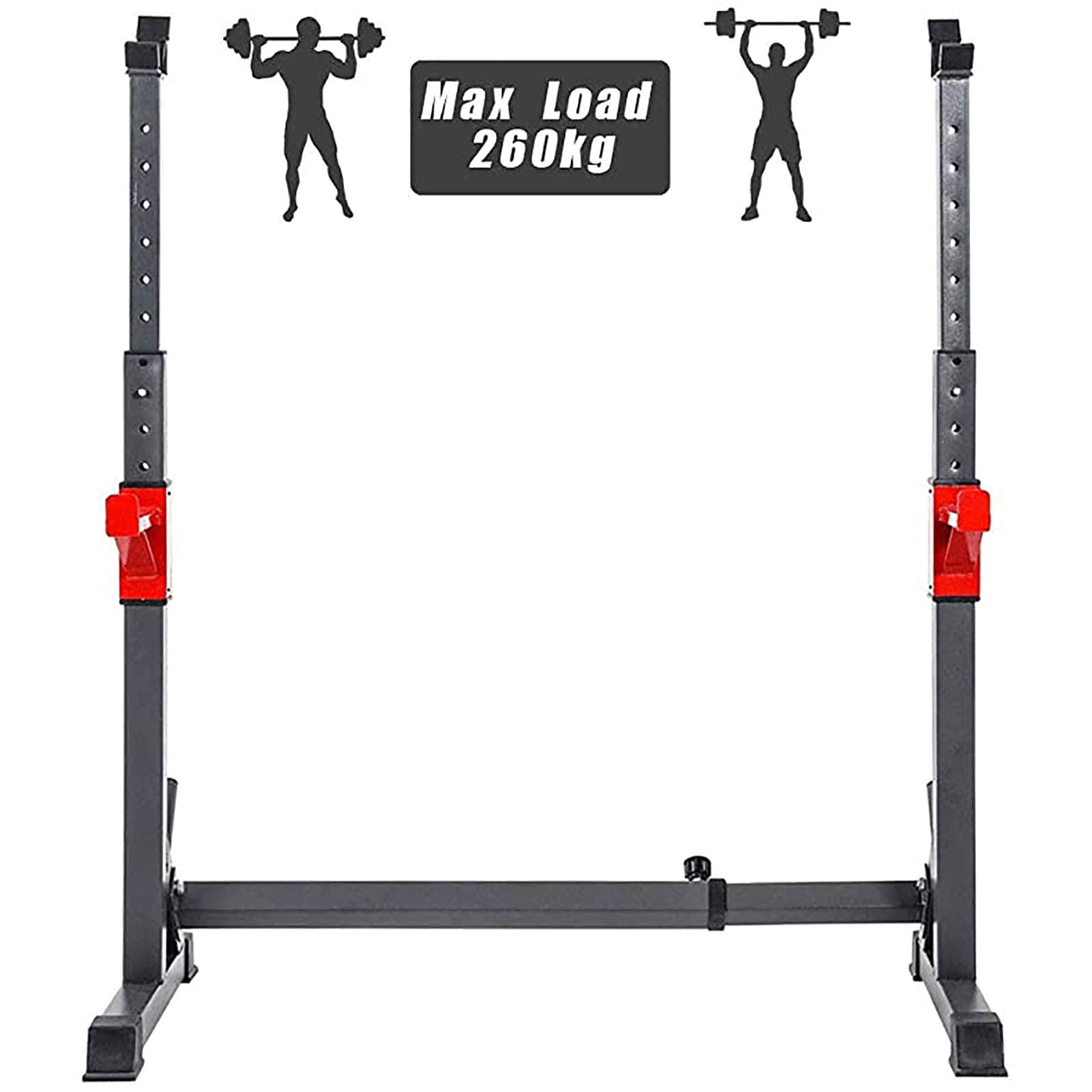 **Adjustable Dumbbell Rack for Home Gym - Heavy Duty 260kg Capacity, Barbell & Squat Rack Support, Free Press Bench - Perfect for Weight Lifting, Strength Training & Home Workouts**