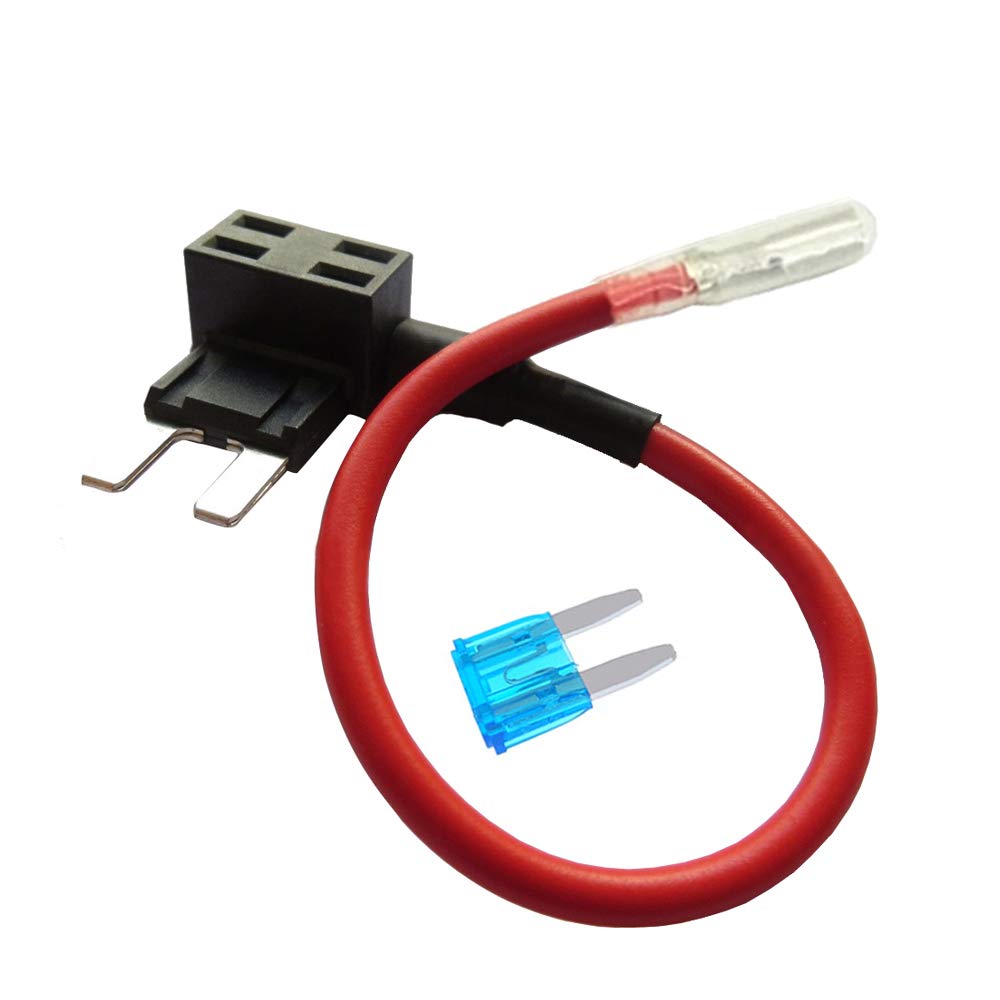ESUPPORT 12V 24V ATM APM Add-A-Circuit Fuse Tap - 10 Pack Mini Blade Fuse Holder for Car, Truck, Boat, RV Electrical Systems - Easy Installation for Accessories & Upgrades