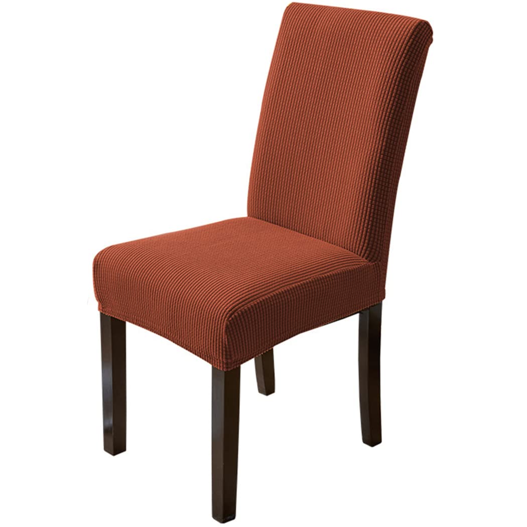 GYHH Stretch Dining Chair Covers - Solid Color Machine Washable Slipcovers, High Back Removable Chair Protector for Kitchen, Restaurant & Hotel (1 Piece) - Perfect for Home Decor & Commercial Use