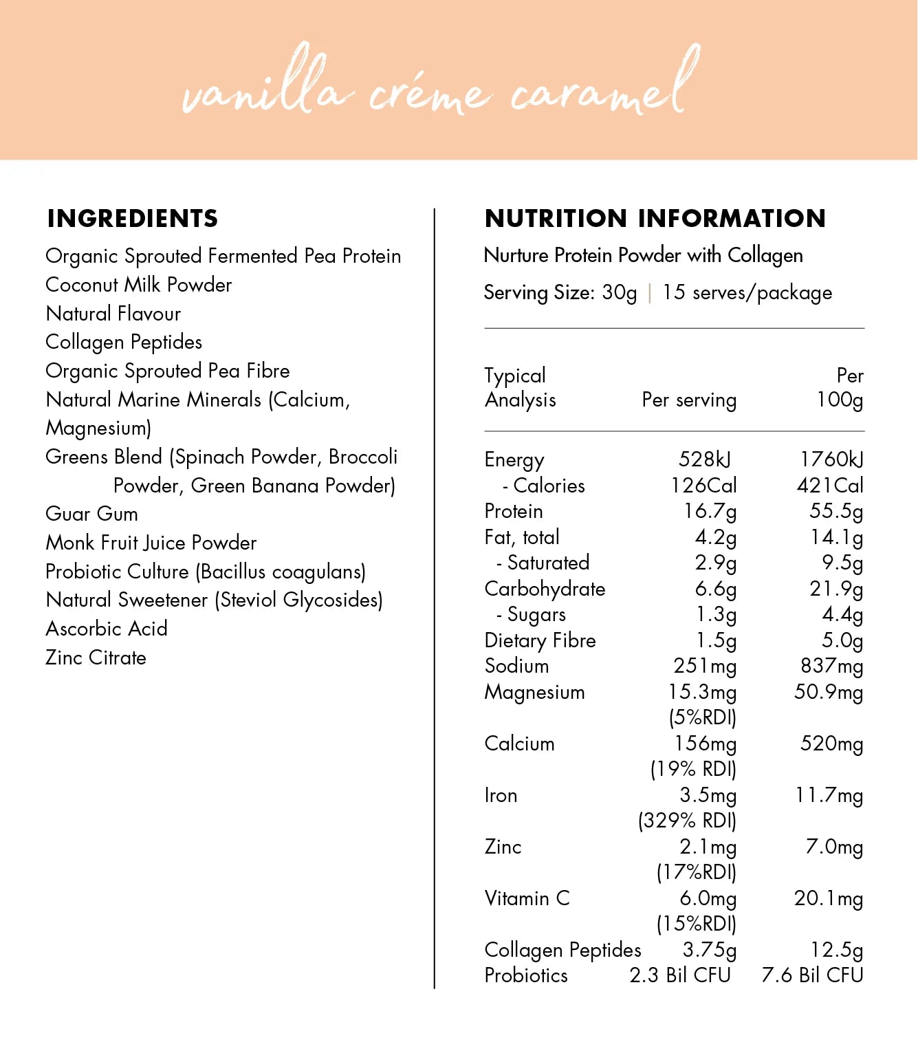 Nurture Vanilla Crème Caramel Dessert Mix 450g - Perfect for Baking, Party Treats & Gourmet Desserts