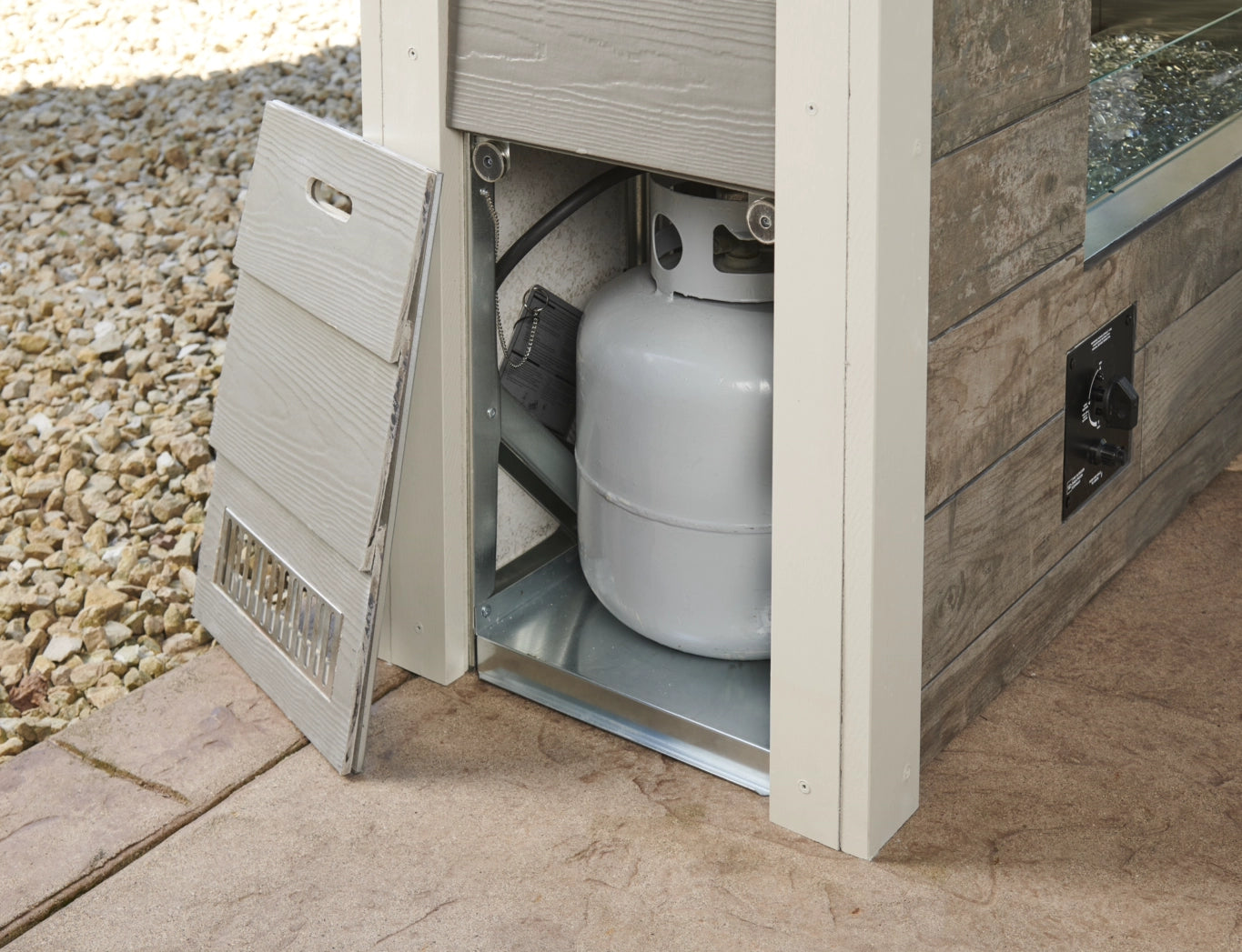 Ready-to-Finish Single Sided Outdoor Fireplace by The Outdoor Greatroom Company – Perfect for Patio, Backyard & Garden Gatherings