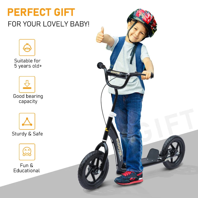 Best Kids Scooter & Street Bike for Boys and Girls - Lightweight, Durable, and Adjustable for Outdoor Fun, Commuting, and Neighborhood Rides