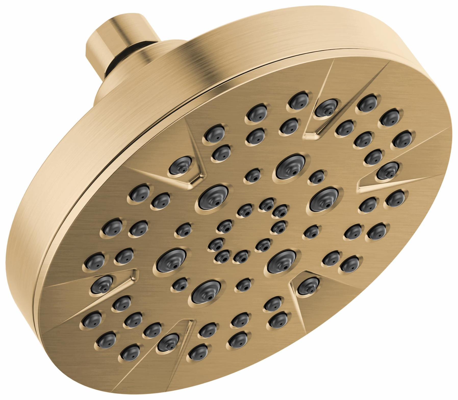 Delta 52535 CZ 5-Setting Shower Head with 1.75 GPM Flow Rate in Champagne Bronze Finish - Perfect for Bathroom Renovation & Spa-Like Shower Experience
