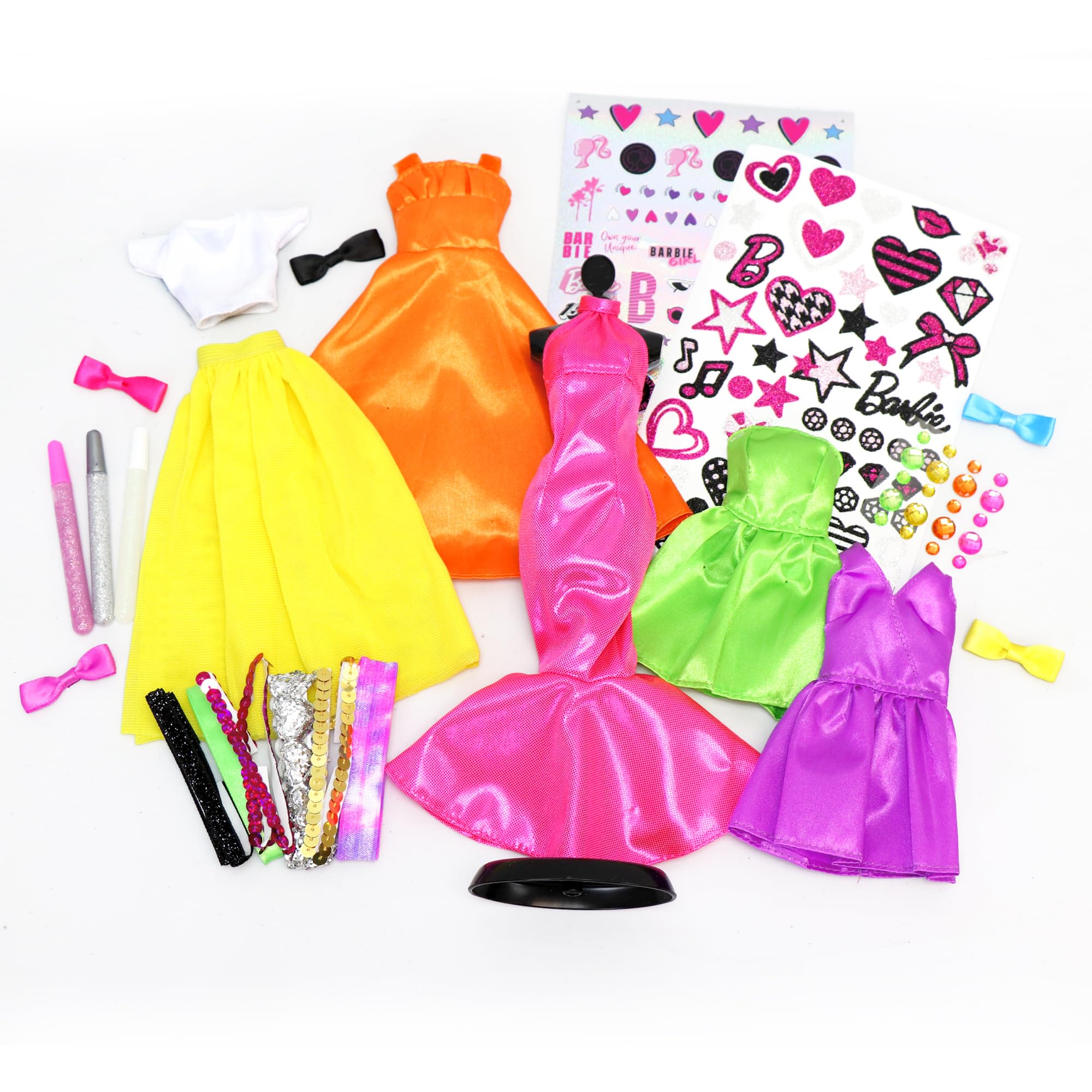 Barbie Fashion Designer Kit - Creative Dress Up & Styling Set for Kids | Perfect for Birthday Gifts, Role Play & Pretend Play Fashion Shows