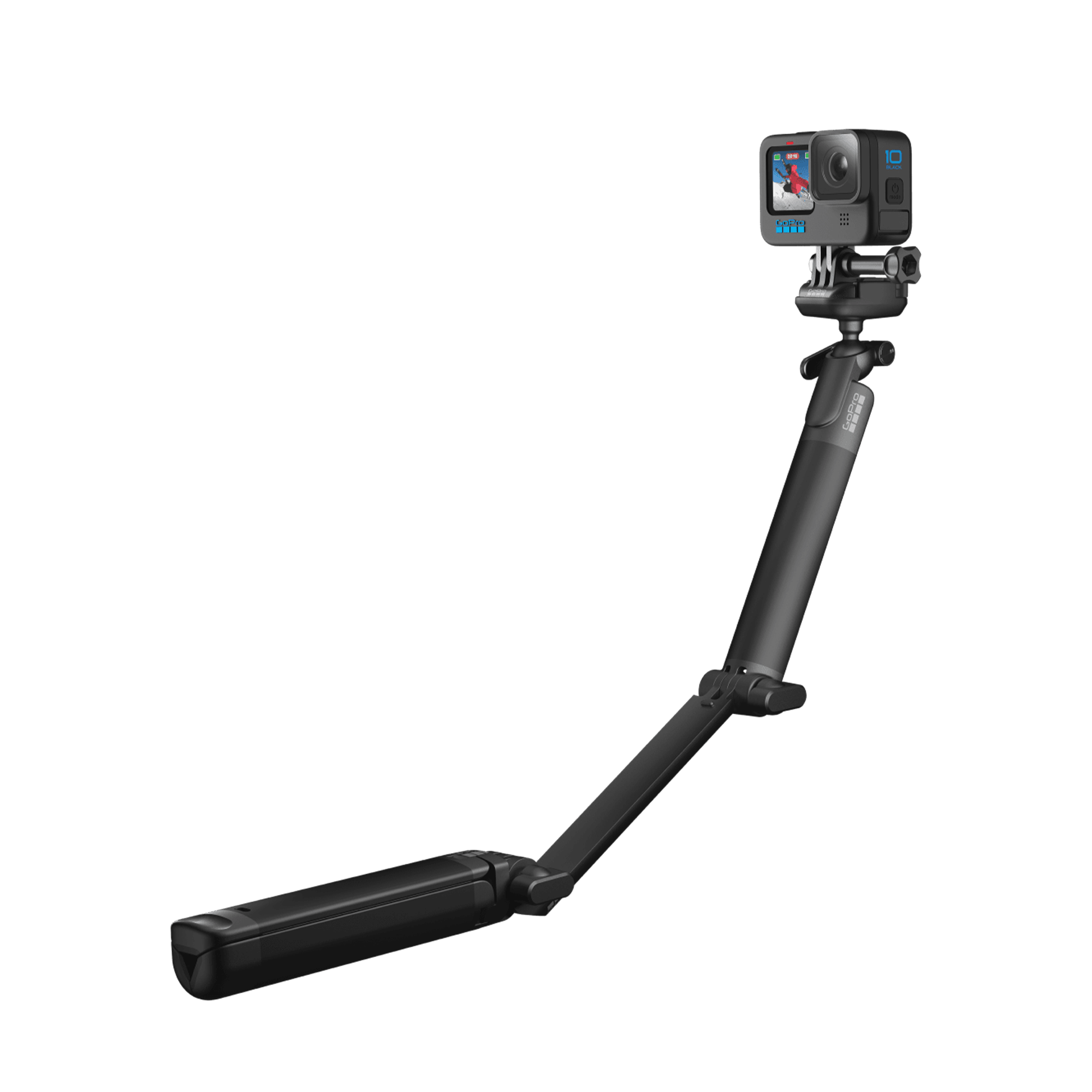 GoPro 3 Way Handle V2 - Extendable Tripod, Grip & Arm for Action Camera - Perfect for Vlogging, Travel & Outdoor Adventures