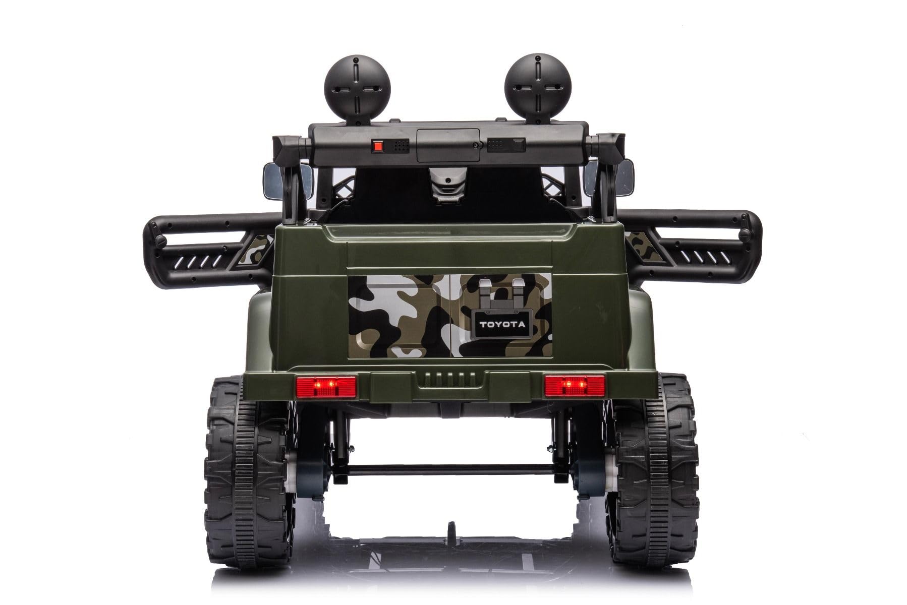 12V Kids Electric Ride-On Car with Parental Remote Control, 2.4GHz Wireless, Rear-Wheel Drive - Black High Chassis, Wide Comfort Seat & LED Lights | MP3/USB/AUX Music Player - Perfect for Birthday Gifts, Outdoor Play & Backyard Adventures