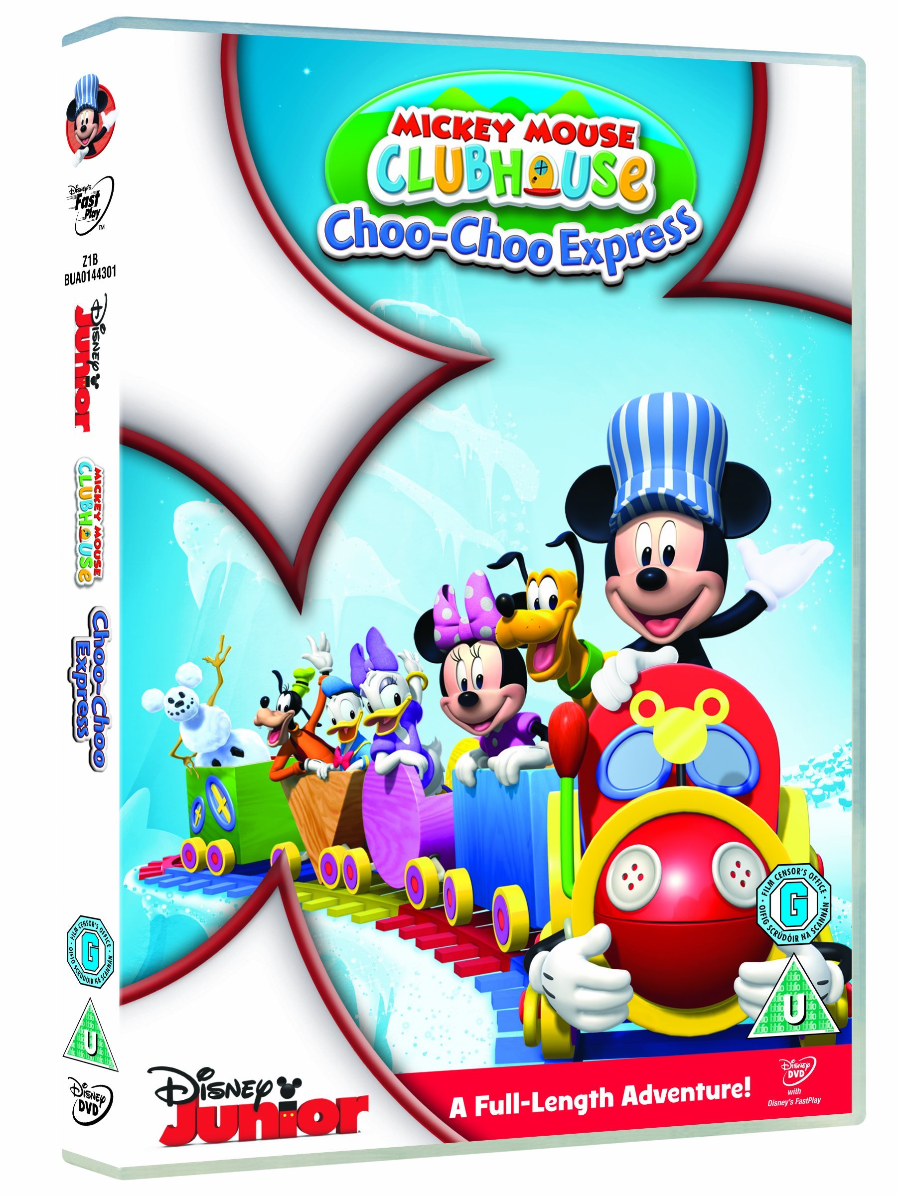 Mickey Mouse Clubhouse: Mickey's Choo Choo Train Adventure DVD - Fun Educational Kids Show for Preschool Learning & Family Entertainment