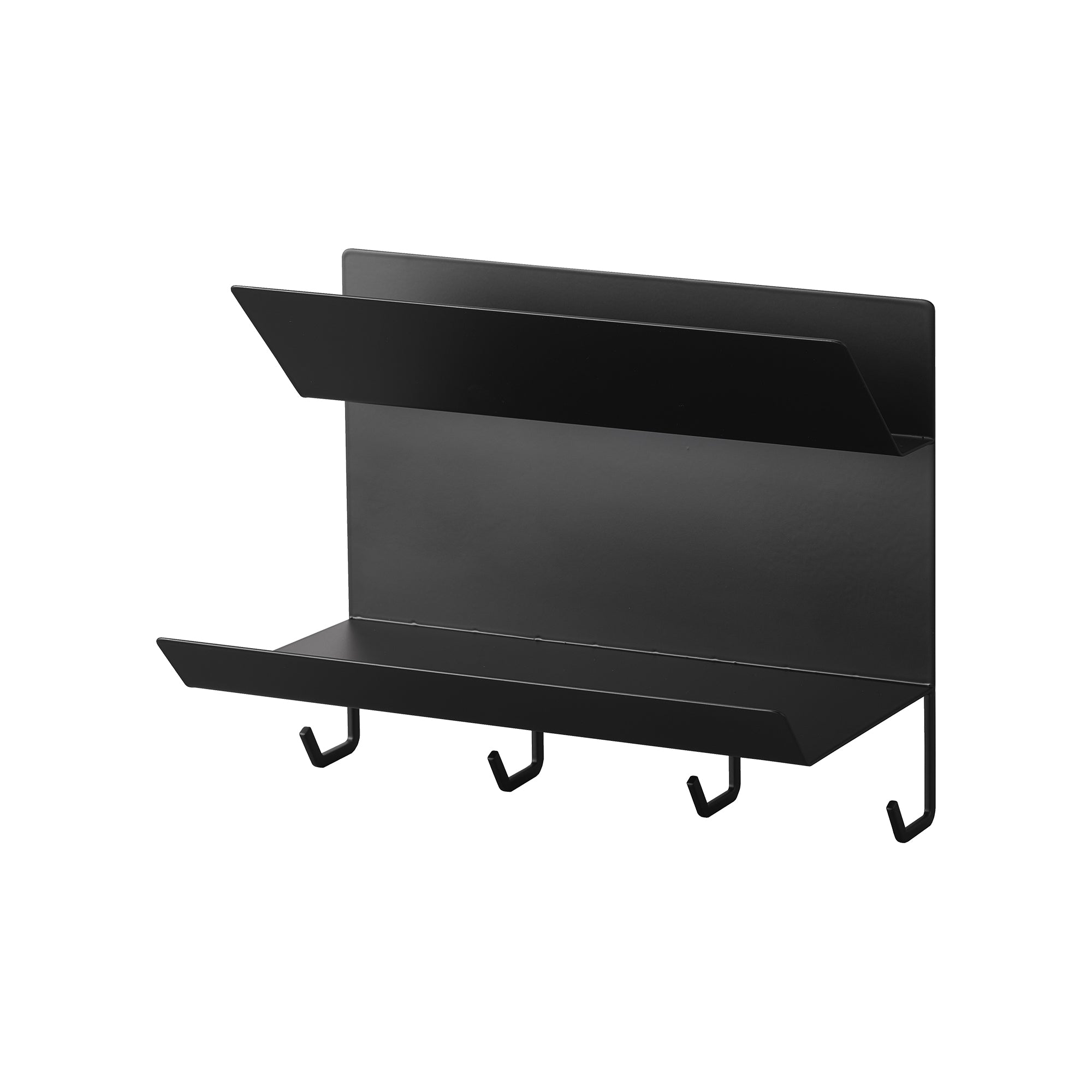 Magnetic Entryway Rack - Heavy Duty Steel Wall Mounted Organizer for Keys, Hats & Coats | Perfect for Home, Office & Entryway Organization