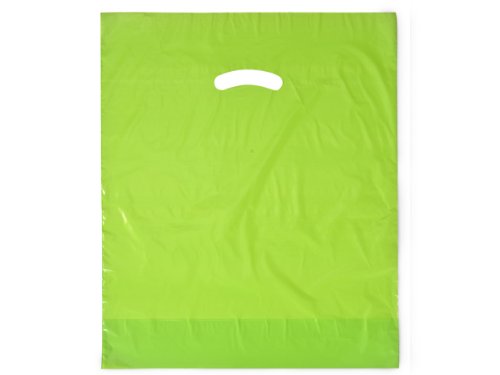 CITRUS Super Gloss Recycled Plastic Bags 15x18x4 Inches - 1.25 Mil Thick (Pack of 500) | Eco-Friendly Storage Bags for Groceries, Retail & Food Packaging