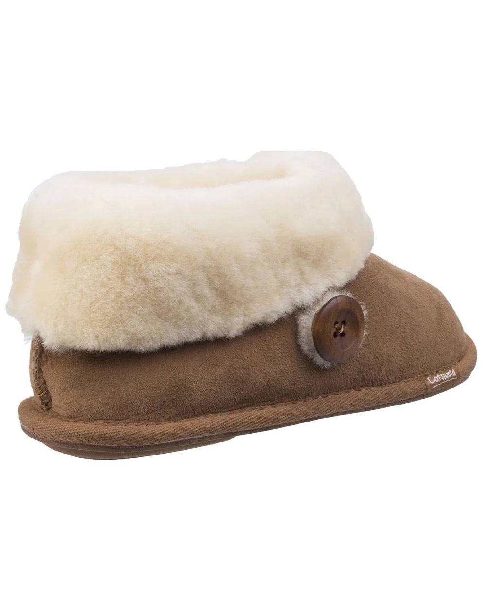 Cotswold Women's Wotton Sheepskin Slippers - Cozy Indoor/Outdoor House Shoes for Winter Comfort & Warmth - Perfect for Home, Lounge & Cold Floors