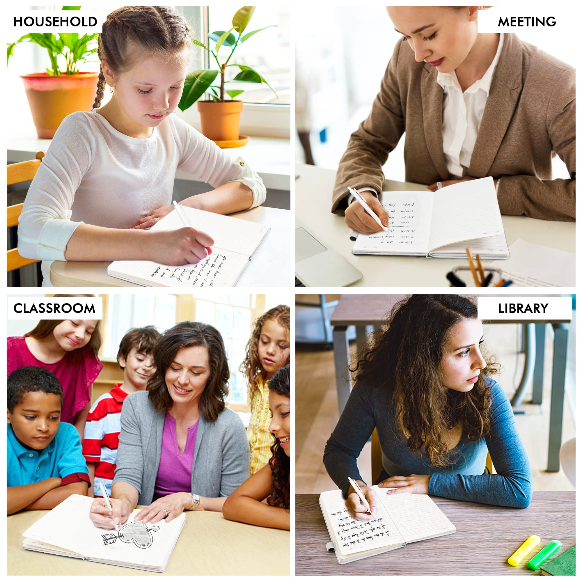 Feela 24 Pack College Ruled Notebooks - A5 Size 5.1