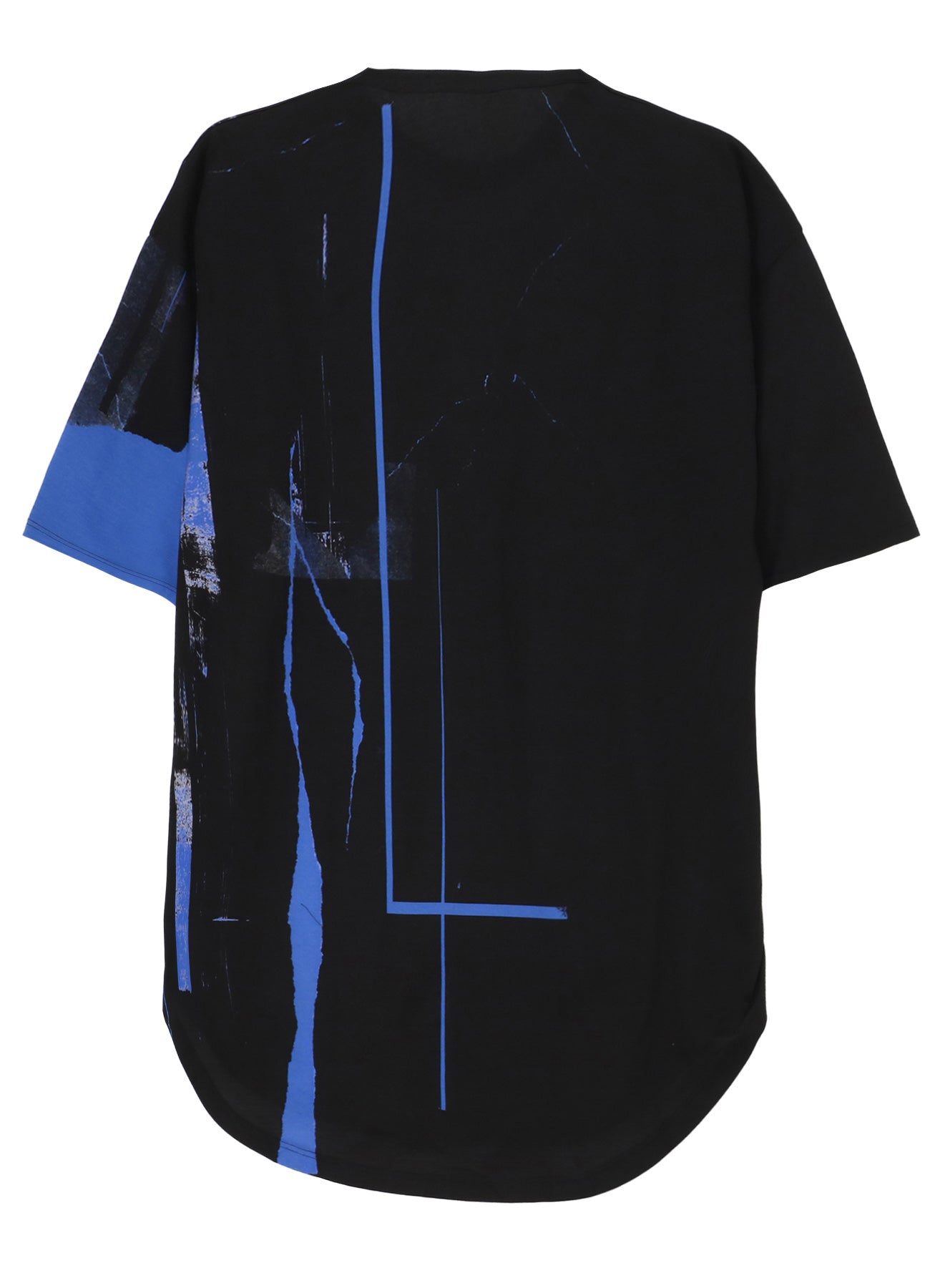 Soft Cotton Jersey Torn Hem Round Neck Jumbo T-Shirt - Short Sleeve Casual Tee for Women | Perfect for Streetwear, Layering & Everyday Comfort