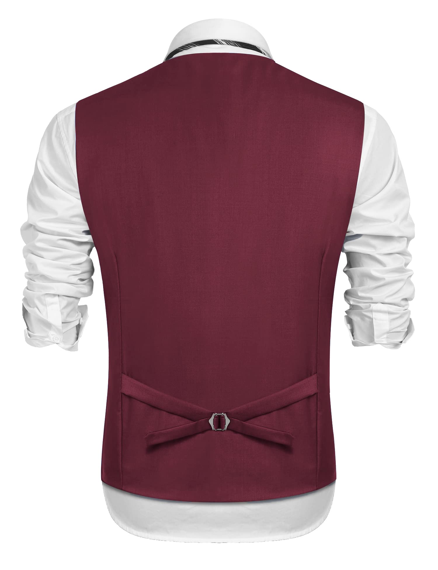 COOFANDY Men's Slim Fit Suit Vest | Formal Business Waistcoat for Wedding & Office | Stylish & Comfortable for Professional Events