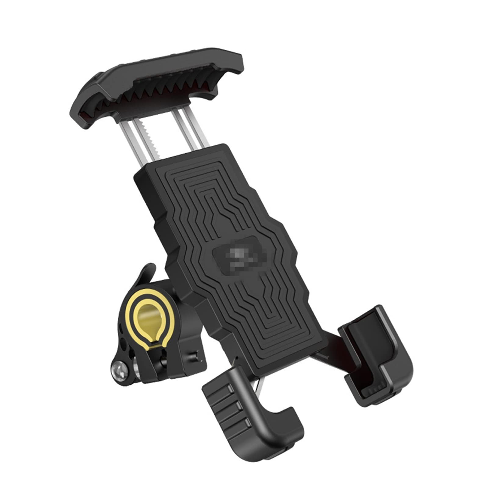 Motorcycle & Bicycle Phone Mount - Anti-Slip Bike Phone Holder for Cycling & Riding - Universal Smartphone Bracket (Black) - Perfect for GPS Navigation & Adventure Sports