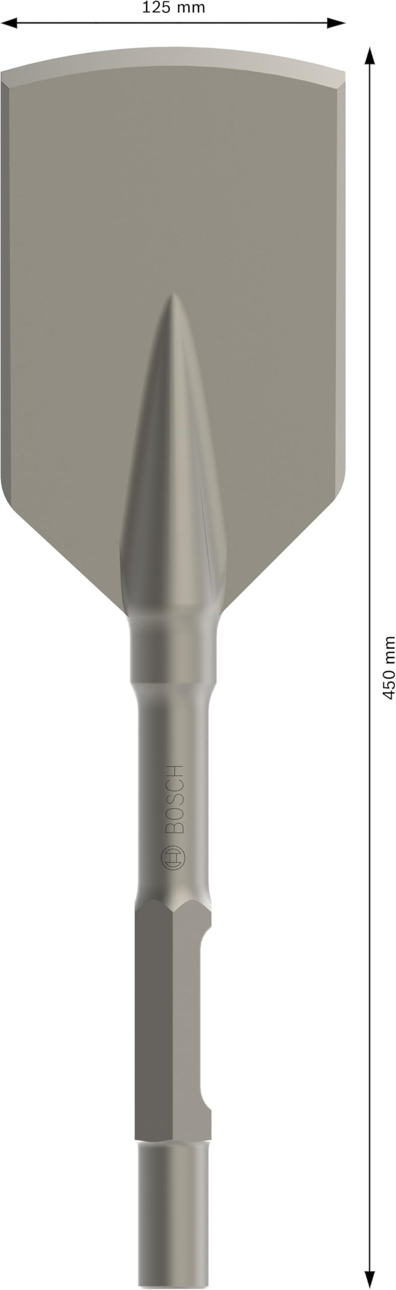 Bosch PRO Hex 30 Asphalt Cutter - Professional Demolition Hammer Accessory for Asphalt Cutting (Ø mm) - Ideal for Road Repair, Construction & Demolition Projects