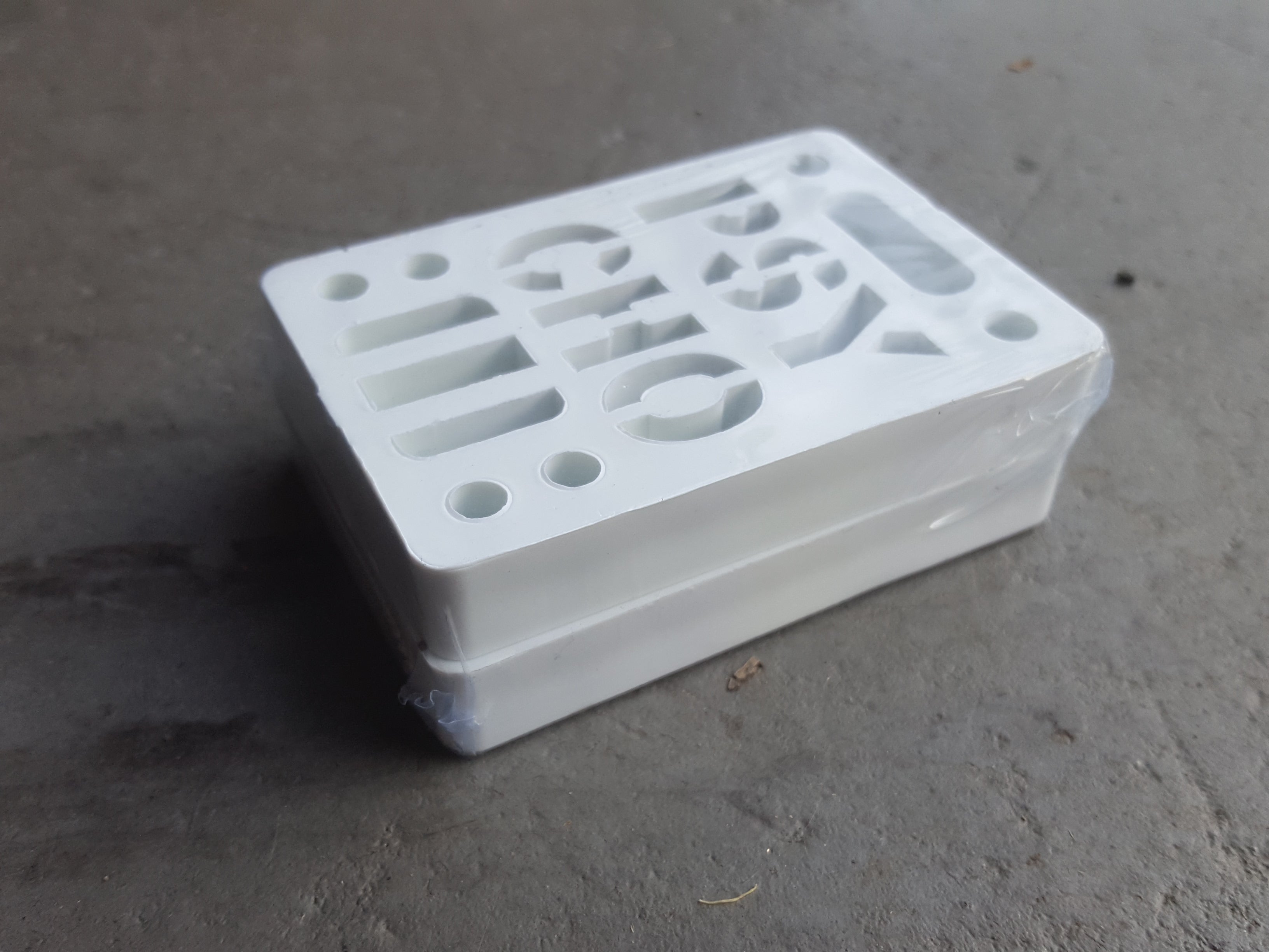 Psycho Risers 1/2 Inch White Riser Pads - Perfect for Elevating Furniture, Leveling Appliances, and Protecting Floors