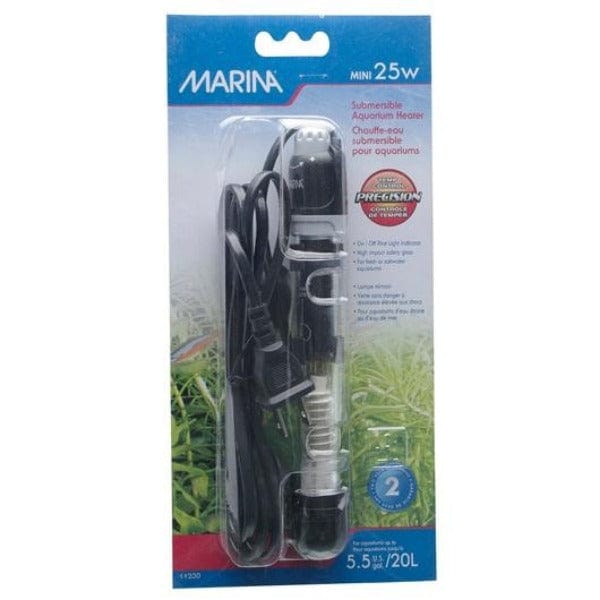 Marina Submersible MINI Aquarium Heater - 50W Adjustable Water Heater for Small Fish Tanks (1-10 Gallon) | Perfect for Betta, Goldfish & Tropical Fish | Safe & Energy Efficient