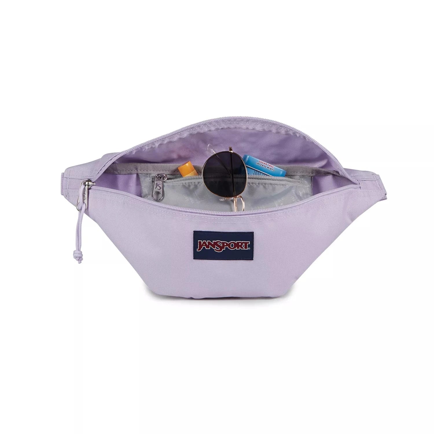 JanSport Swing Waist Pack - Pastel Lilac Crossbody Bag for Women & Men | Lightweight Travel Fanny Pack for Hiking, Concerts & Outdoor Activities