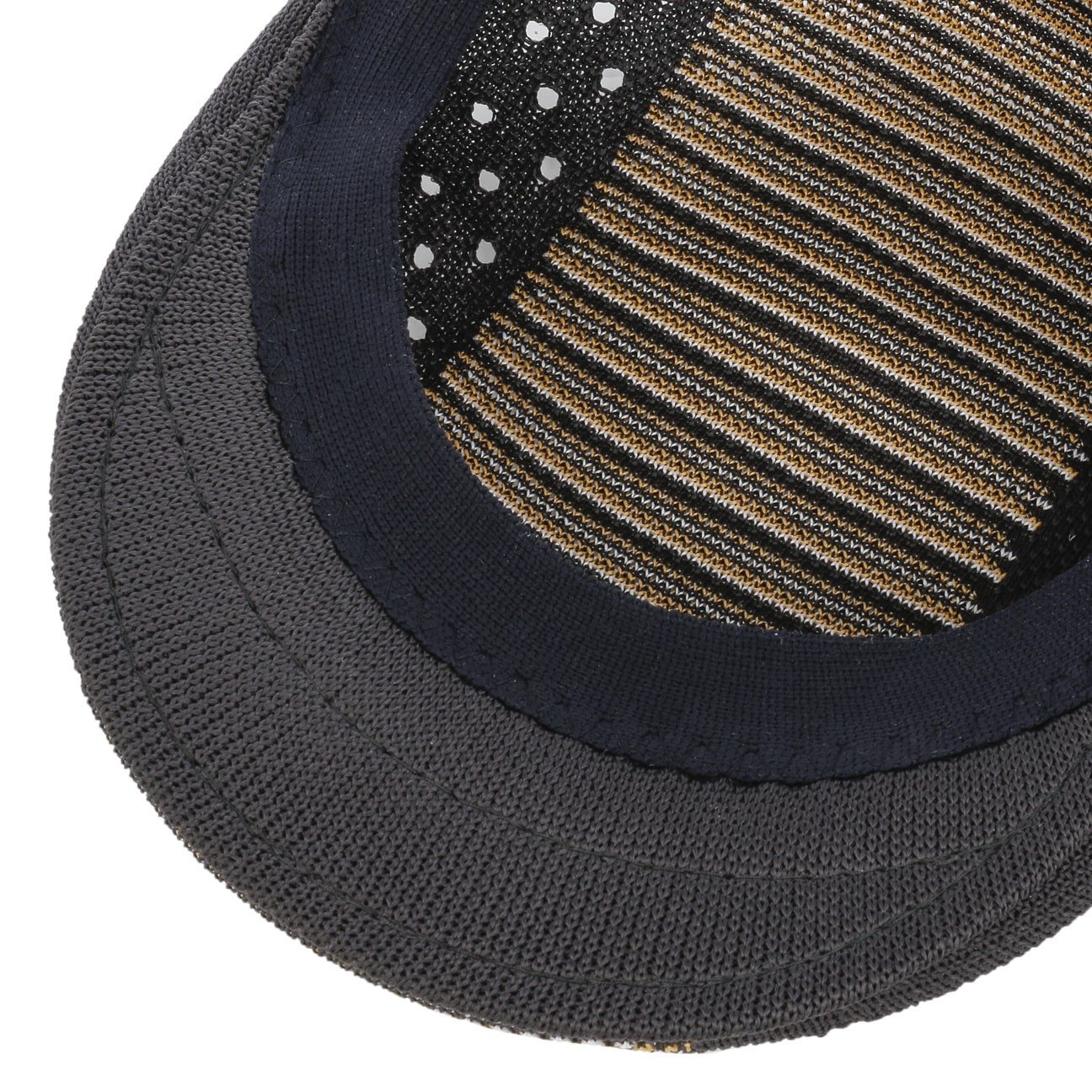 Kangol Preppy Vent 504 Flat Cap - Classic Cotton Baseball Hat for Men & Women - Perfect for Casual Wear, Outdoor Activities & Fashion Accessories