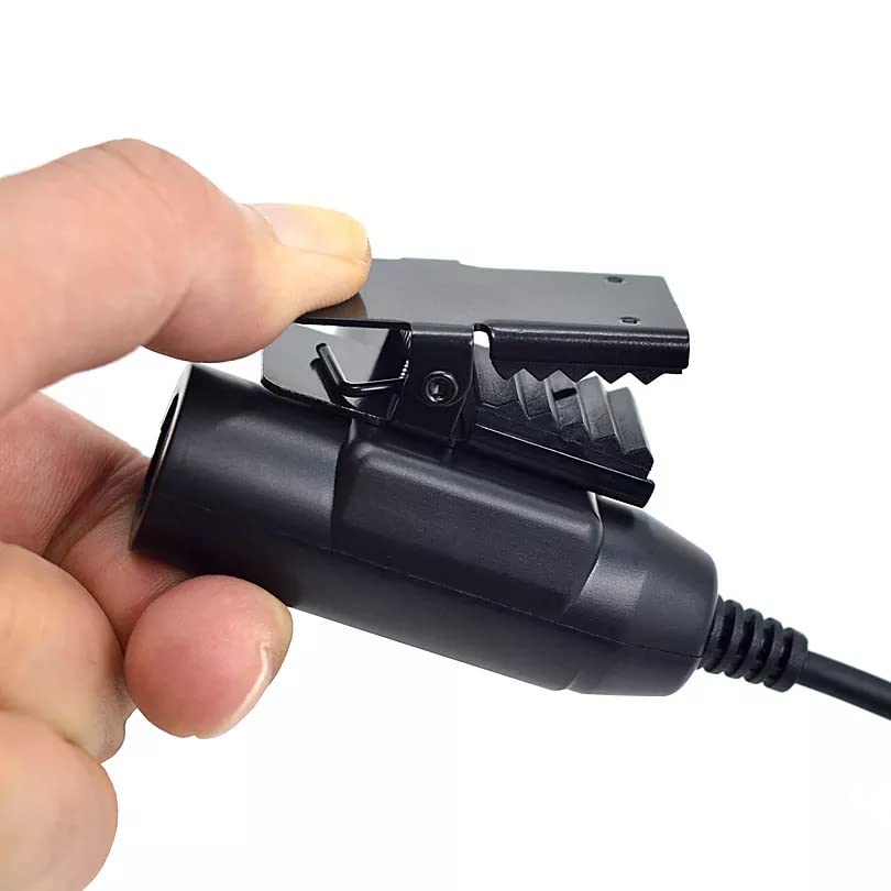 WODASEN Tactical U94 PTT Adapter Cable - Compatible with Retevis RT29 RT87 RT48 RT47V RT82 RT83 & Ailunce HD1 Motorola GP328Plus 2-Way Radios - Secure Walkie Talkie Connector for Emergency Communication, Outdoor Adventures, and Tactical Operations