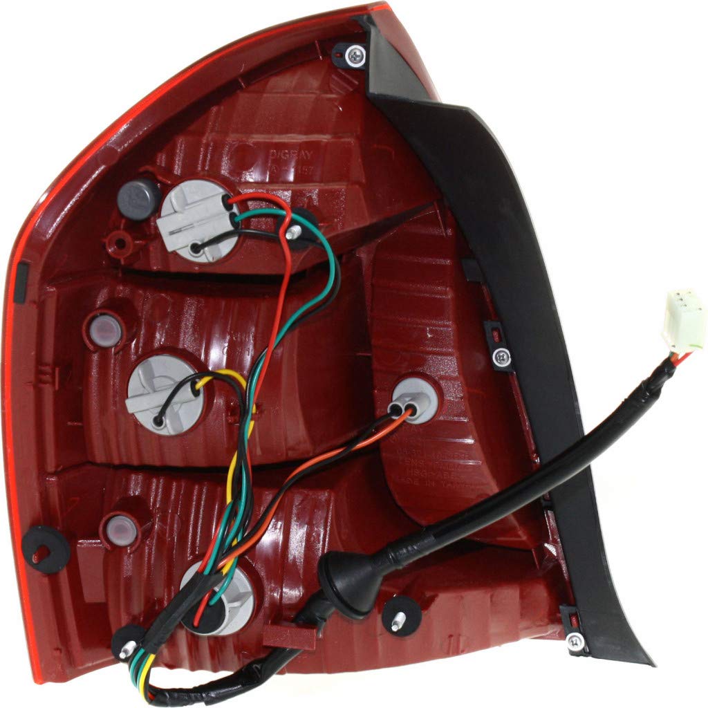 2006-2011 Hyundai Accent Sedan Pair Rear Tail Lights - Driver & Passenger Side (HY2800136, HY2801136) | OEM Replacement Parts 92401-1E010 & 92402-1E010 | Perfect for Night Driving Safety & Vehicle Customization