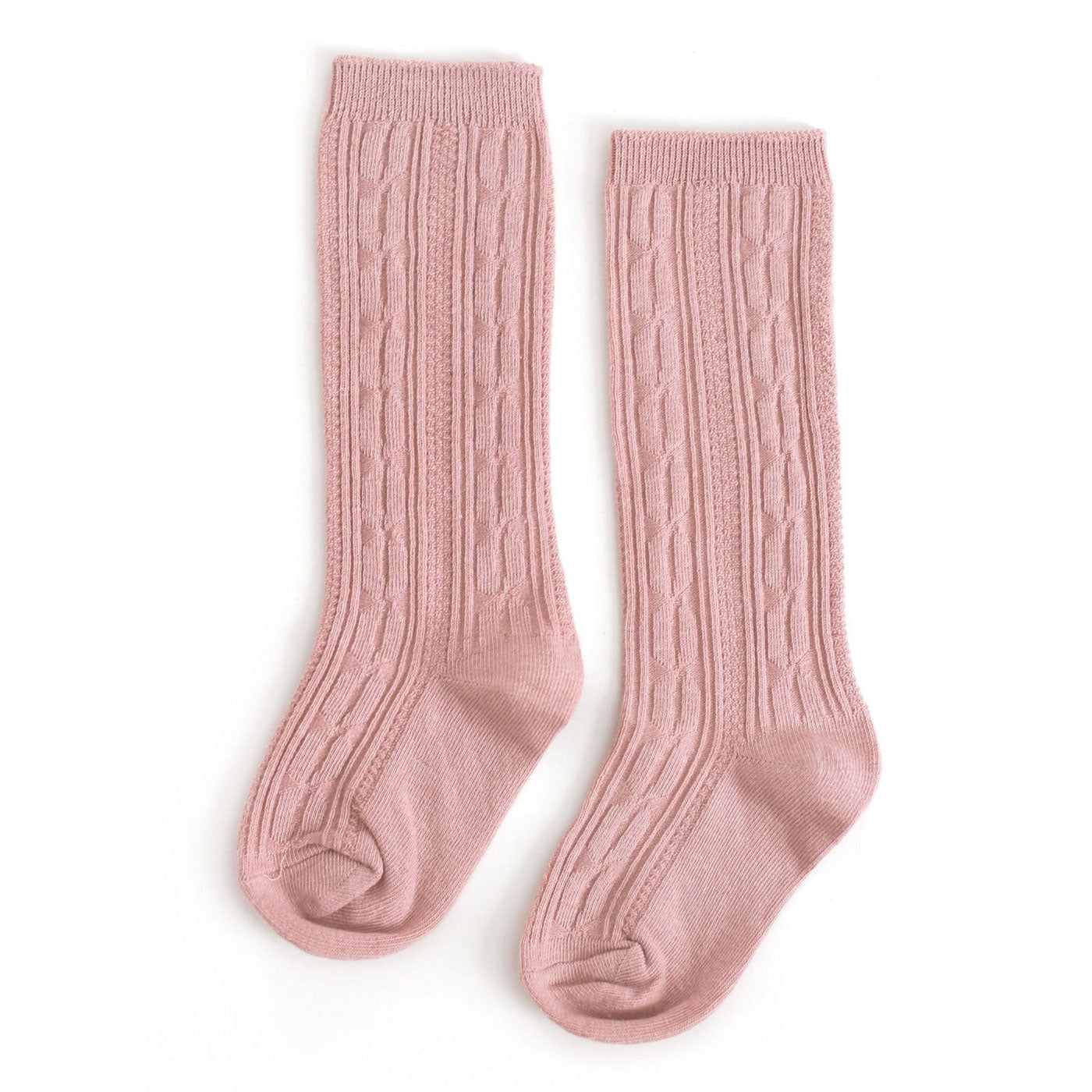 Women's Knee High Socks - Soft Blush Pink Cotton Blend - Perfect for Boots, Winter Warmth & Fashion Outfits