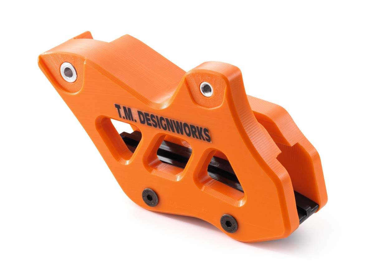 KTM Racing Chain Guide (Orange) OEM 7810497000004 - Durable Motorcycle Chain Protector for Off-Road & Motocross Riding