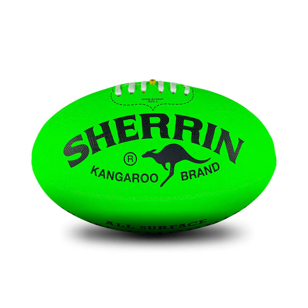 Sherrin KB All Surface Football - Premium Synthetic Leather Soccer Ball for Training & Matches - Perfect for Grass, Turf & Indoor Play