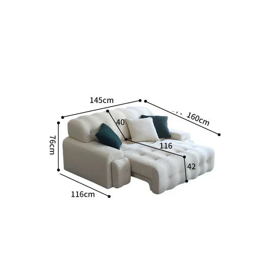 Divano Lazy Sofa Bed - Convertible Folding Futon for Living Room, Bedroom & Small Spaces | Comfortable Lounge Chair & Guest Bed | Perfect for Apartments, Dorms & Home Decor