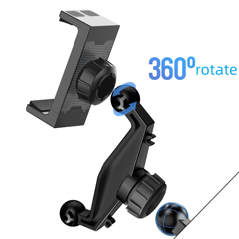 Dual Car Phone Mount - Adjustable Dashboard Phone Holder for 2 Smartphones (3.5-6.8 Inch) | Perfect for Uber Drivers, Road Trips & GPS Navigation