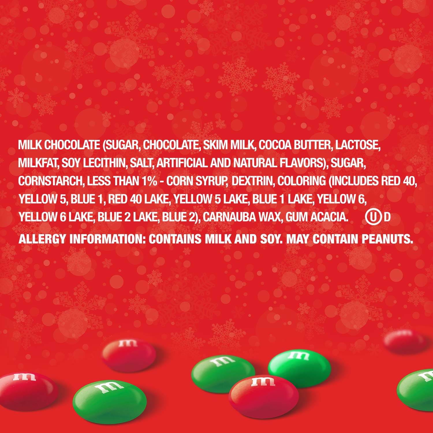 M&M'S Holiday Milk Chocolate Christmas Candy - 10 oz Bag - Festive Treats for Stocking Stuffers, Party Favors & Holiday Gifts