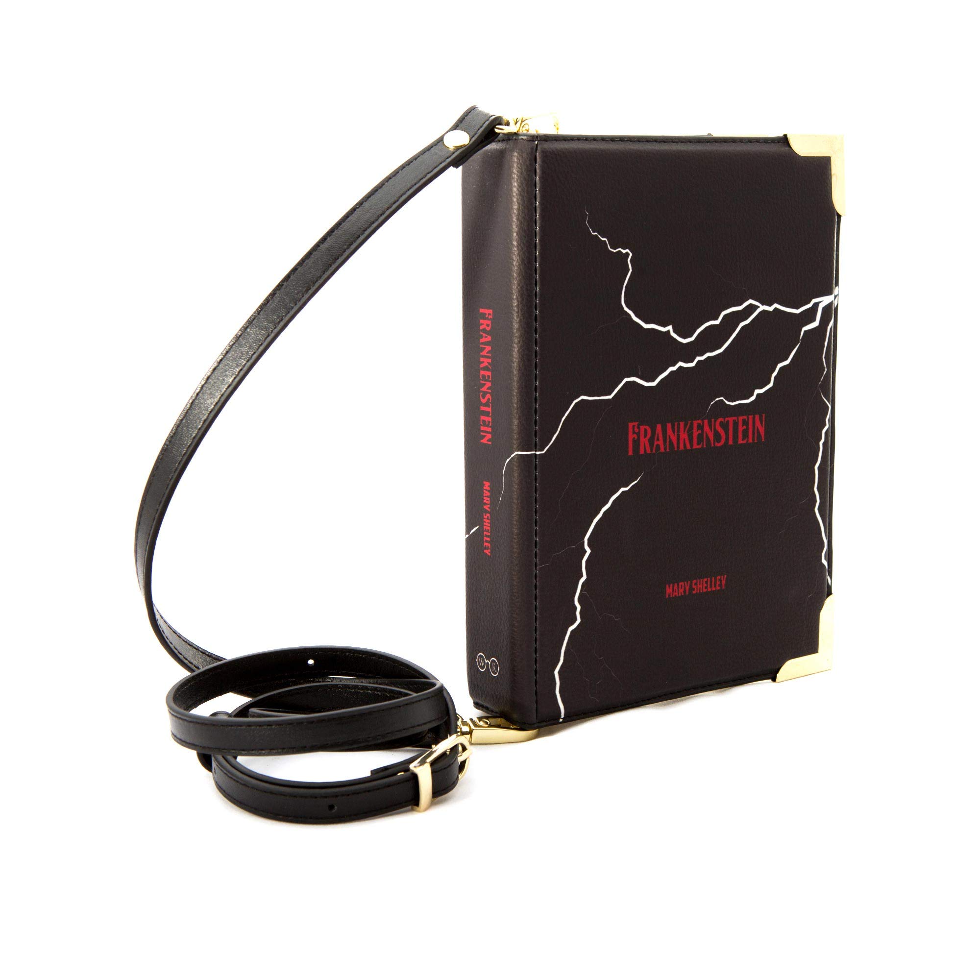 Frankenstein Vegan Leather Crossbody Purse for Book Lovers - Large Capacity Handbag for Reading, Travel & Daily Use