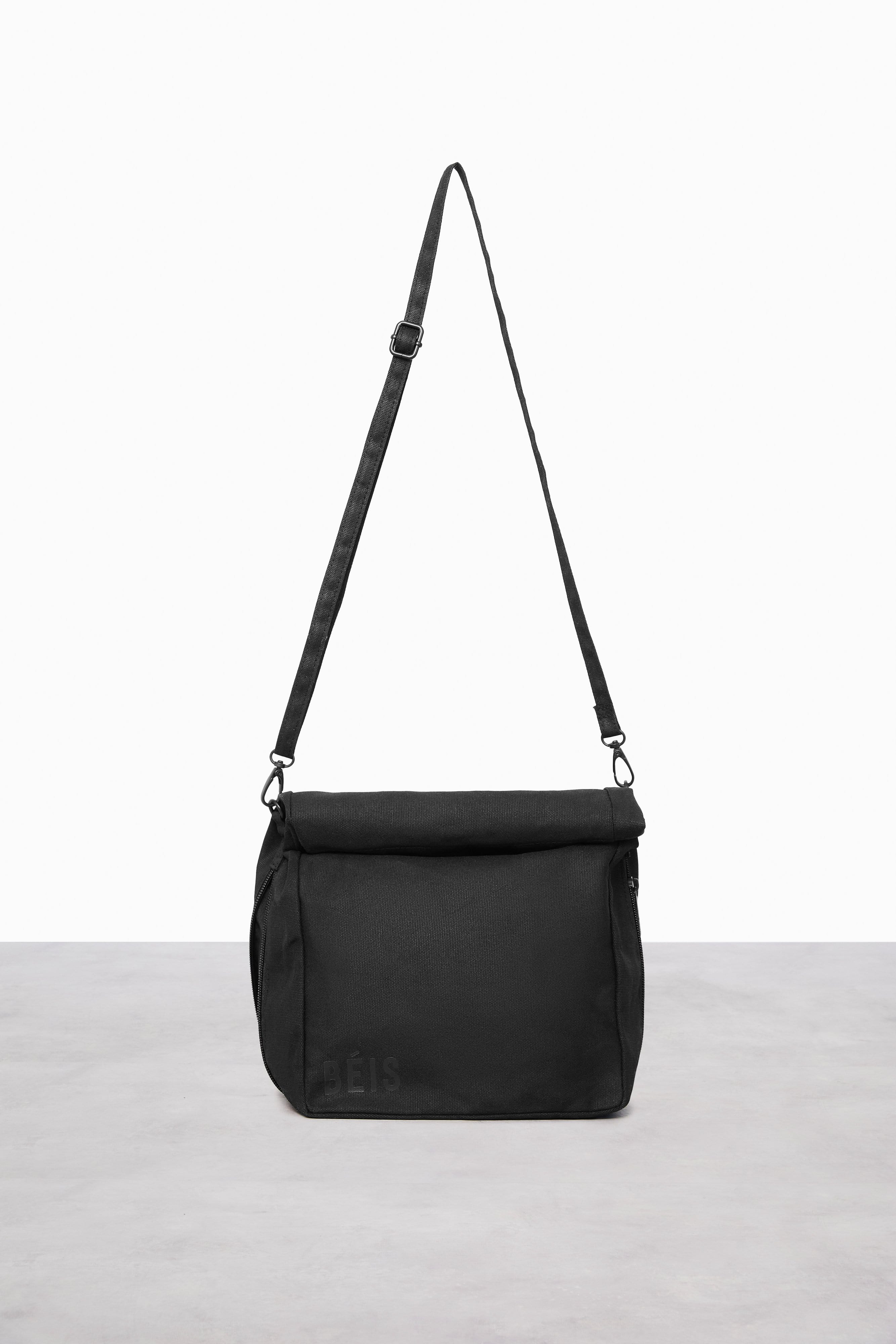 Premium Insulated Lunch Bag in Black - Leakproof & Reusable for Work, School, Picnics & Outdoor Activities