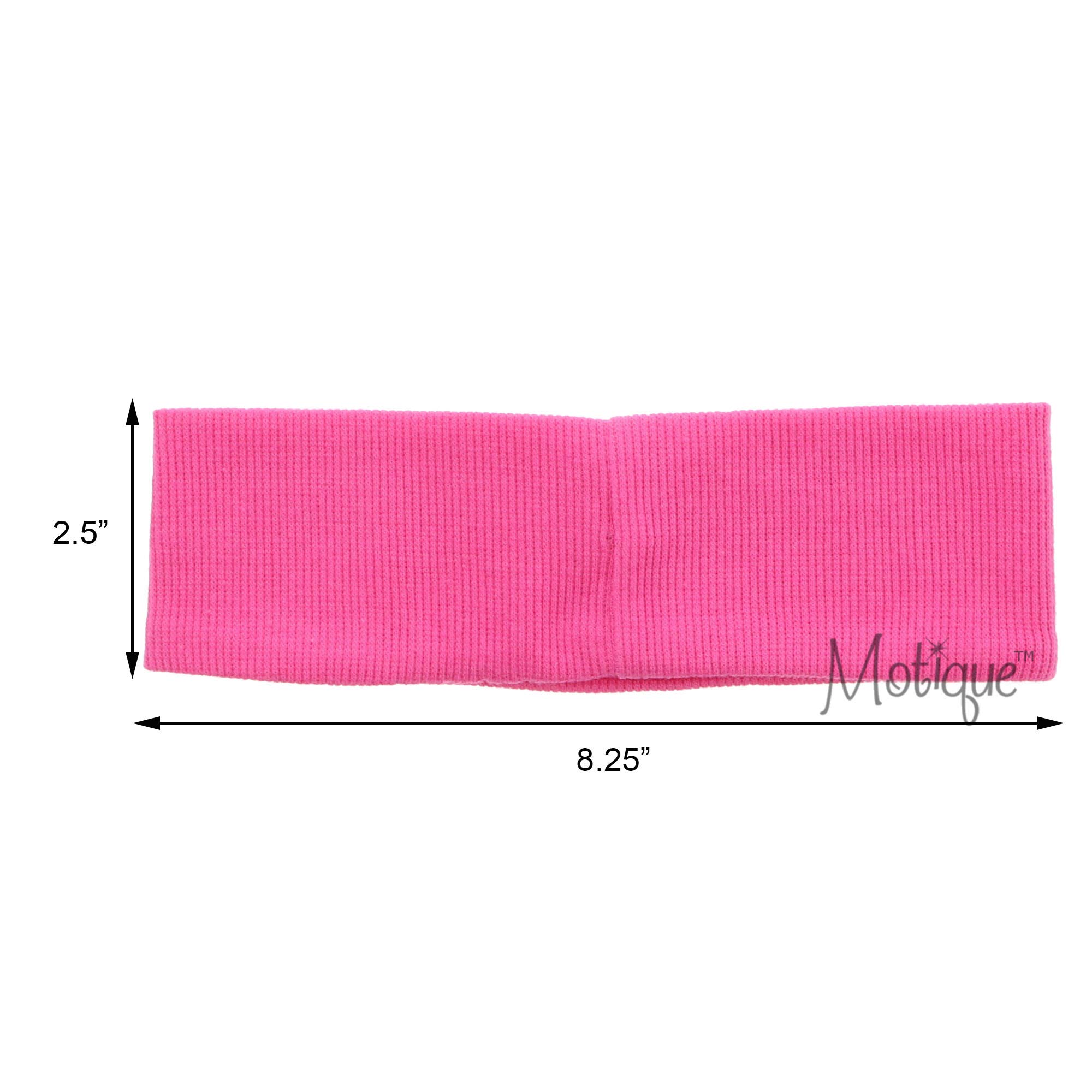 Cotton Headband for Girls Summer with Watermelon Slices - Hot Pink, Perfect for Beach, Pool, and Outdoor Activities