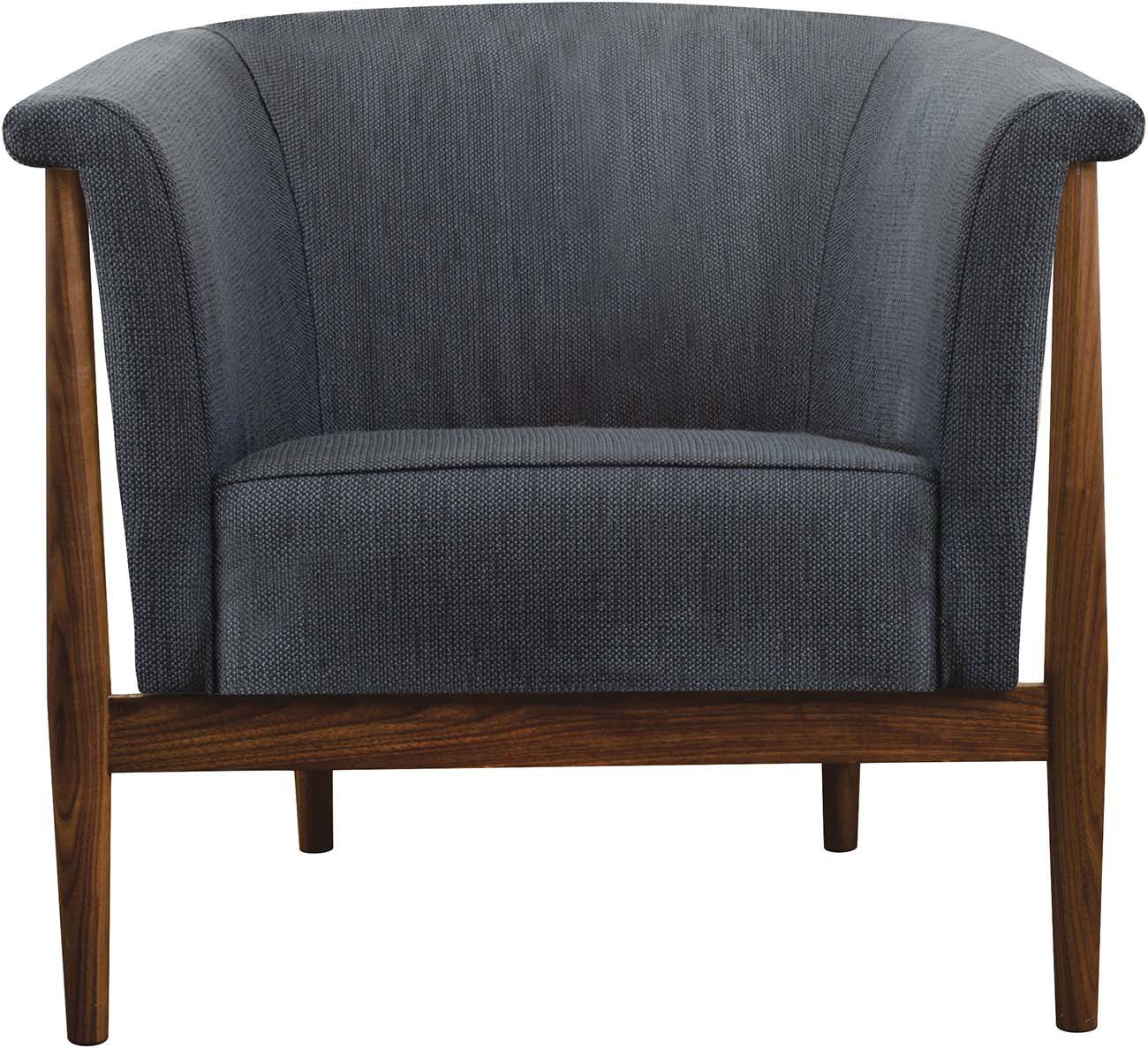 Walnut Grove Chair - Solid Wood Dining Chair with Upholstered Seat - Perfect for Kitchen, Dining Room & Home Office
