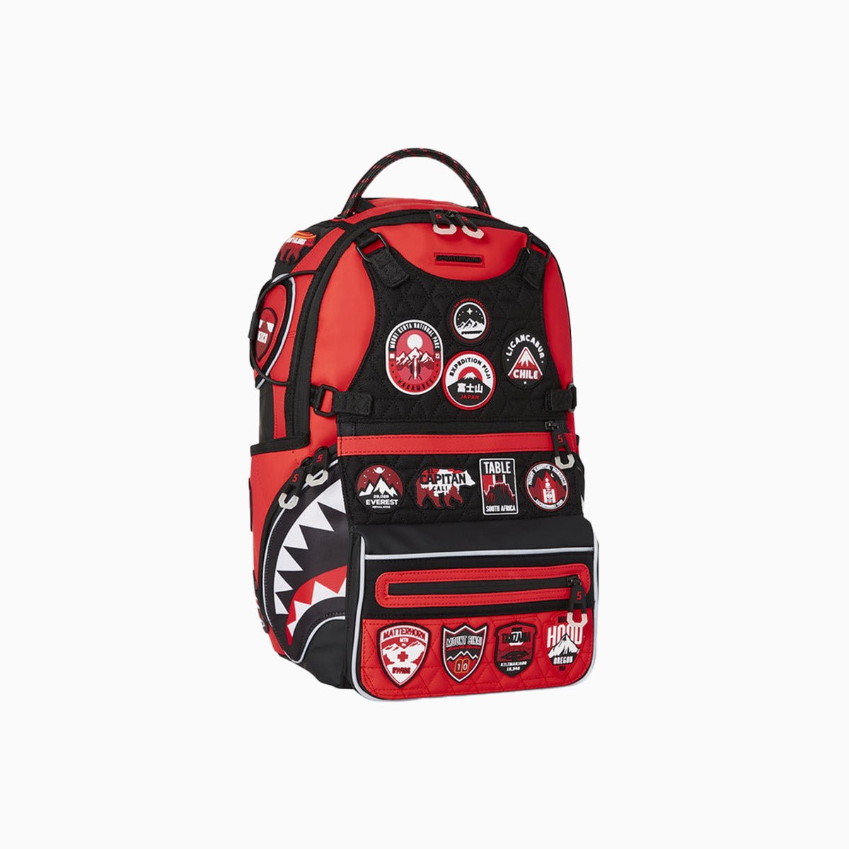 Expedition Red Backpack - Waterproof Hiking Daypack for Men & Women - Durable Travel Backpack for Outdoor Adventures, Camping, and Daily Commute