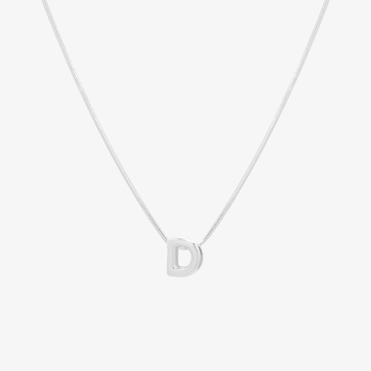 Bubble Initial Pendant Necklace - 50cm Gold/Silver Personalized Name Necklace for Women - Perfect Gift for Birthday, Anniversary & Valentine's Day