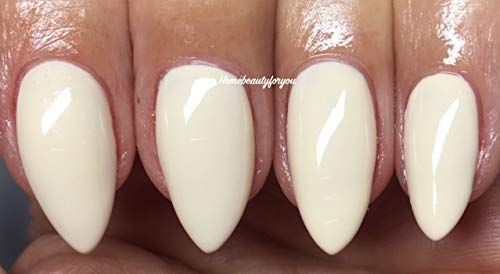 Bluesky Gel Nail Polish IVORY Wild Mushroom - 10ml UV LED Soak Off Nail Polish in Ivory Color (QXG729) - Long Lasting, Chip Resistant - Perfect for Salon, Home Manicures & Special Occasions