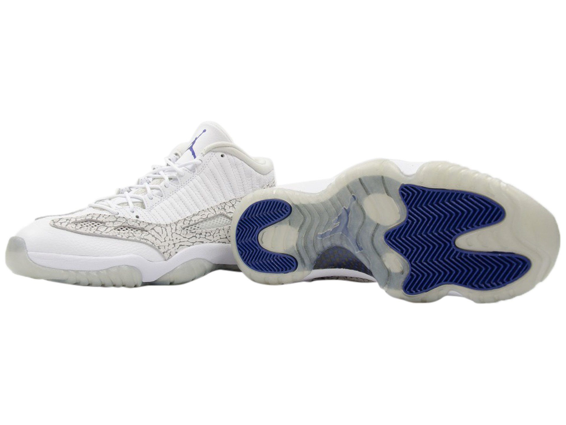 Air Jordan 11 Retro Low White Men's Basketball Shoes - Comfortable Sneakers for Casual Wear & Sports (Style# 306008-102) - Perfect for Streetwear, Gym & Everyday Fashion