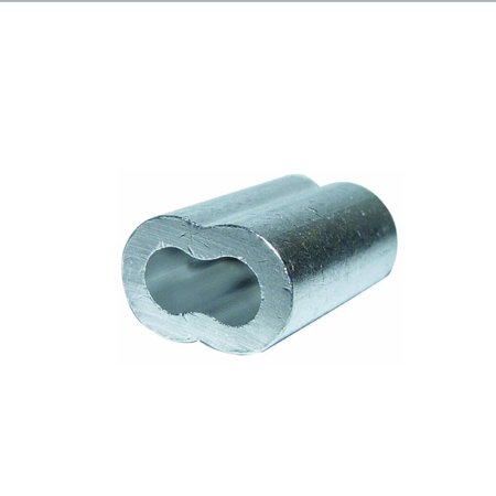 3/16 Inch Aluminum Cable Crimps & Sleeves - 20 Pack for Electrical Wiring, Automotive, and Marine Applications
