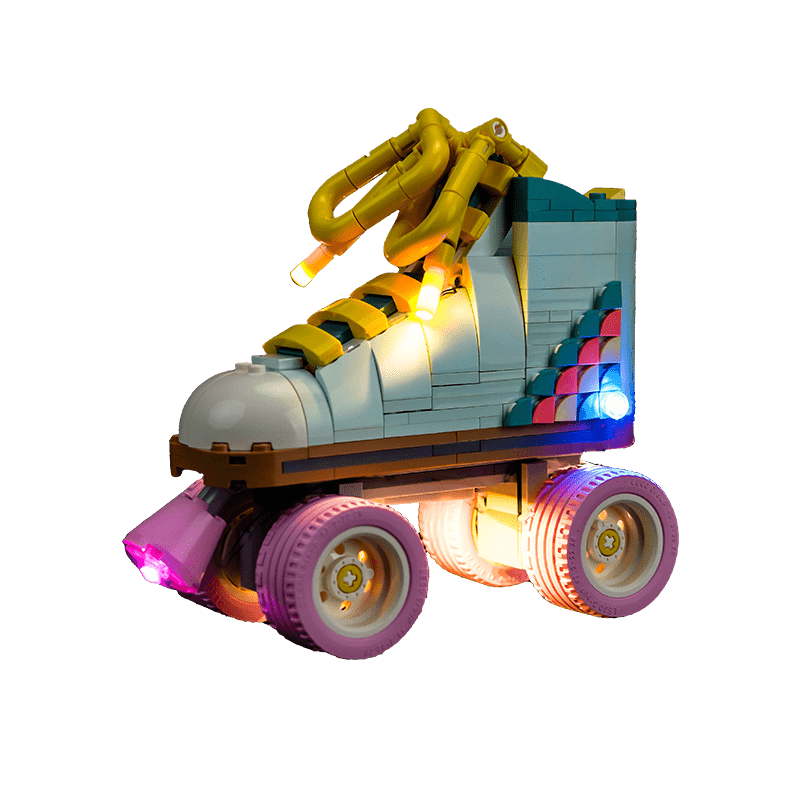 LEGO Retro Roller Skate 31148 Light Kit - DIY Building Block Lighting Set for Creative Display & Nighttime Play - Perfect for LEGO Fans & Collectors