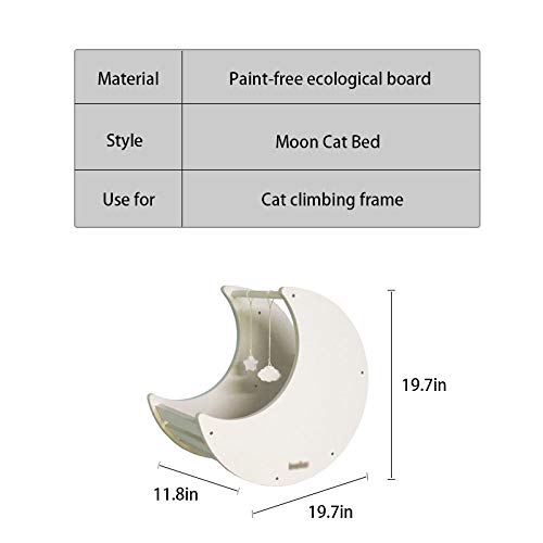 Wall-Mounted Cat Bed & Scratcher - Wooden Perch for Climbing & Lounging at Home